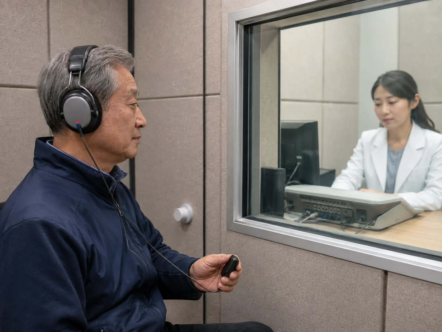 청각장애 등록 절차 확인 과정