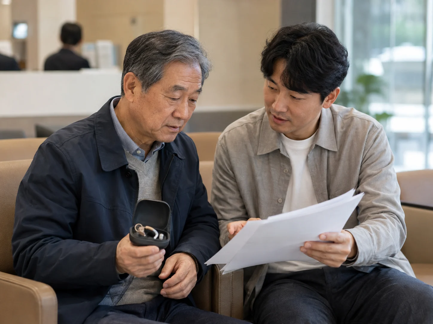 보청기 지원금 대상 확인 과정